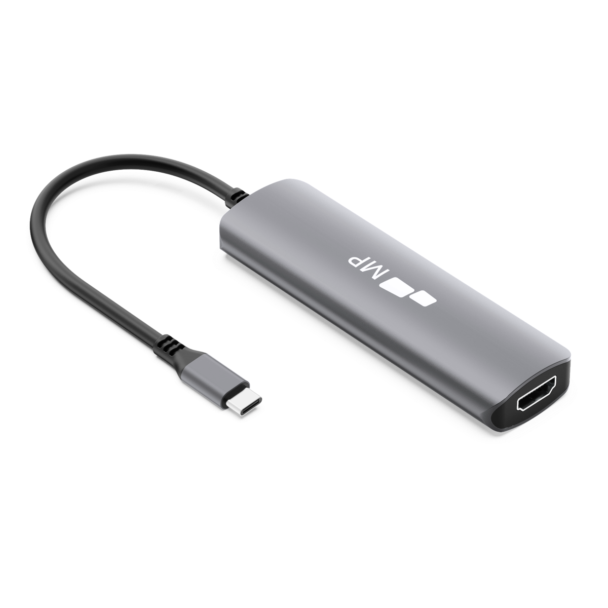 Mobile Pixels 5-in-1 USB hub - grijs