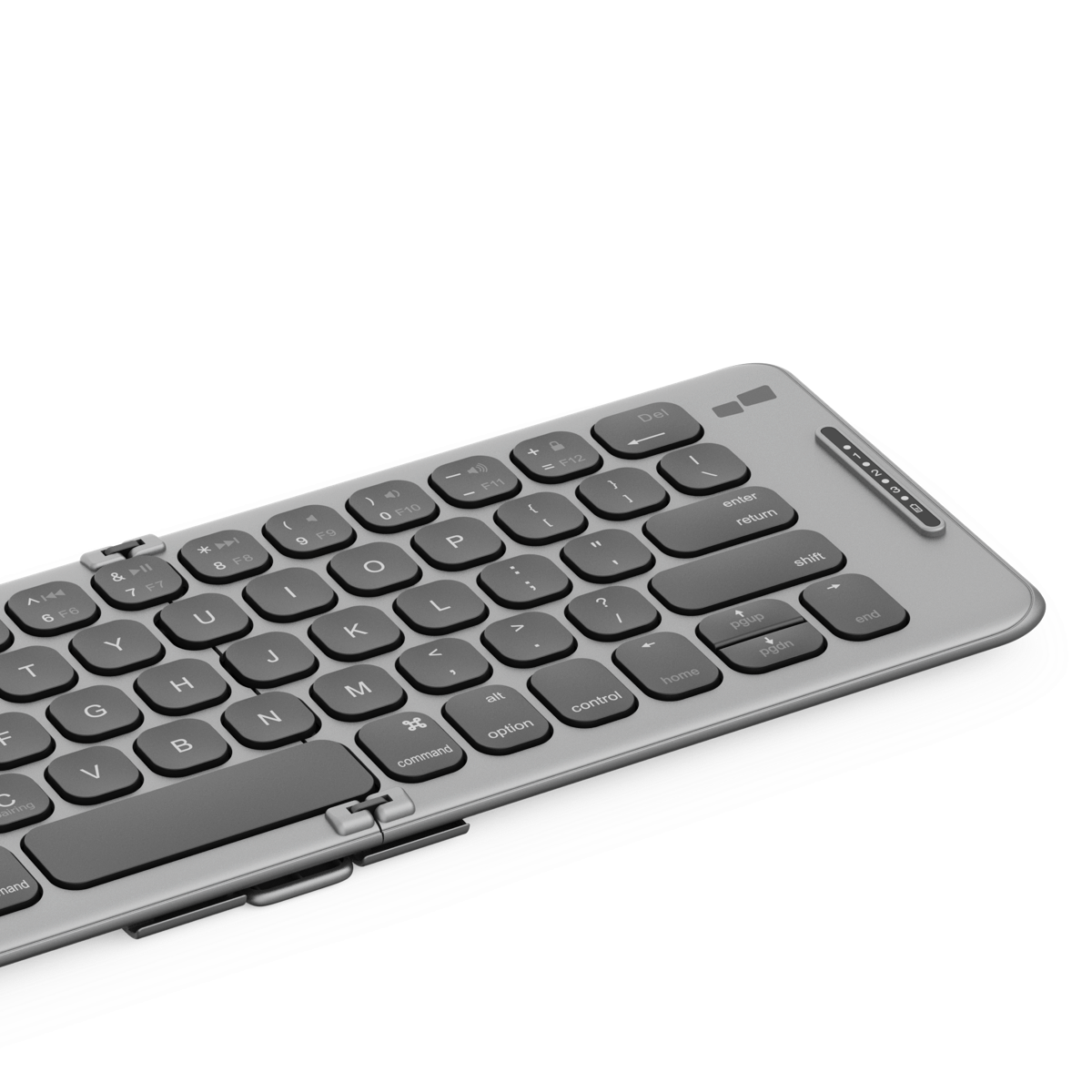 Mobile Pixels vouwbaar Bluetooth toetsenbord - grijs