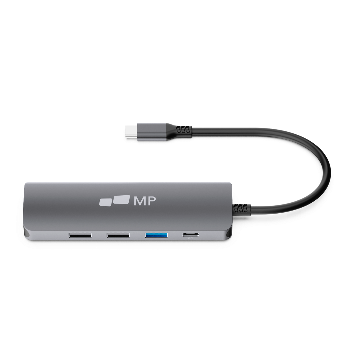 Mobile Pixels 5-in-1 USB hub - grijs