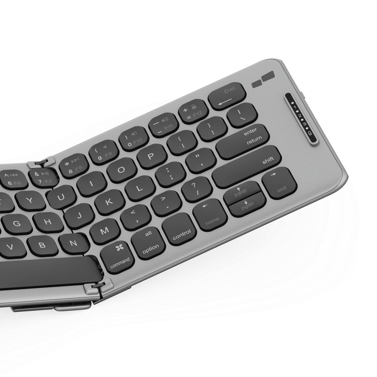 Mobile Pixels vouwbaar Bluetooth toetsenbord - grijs