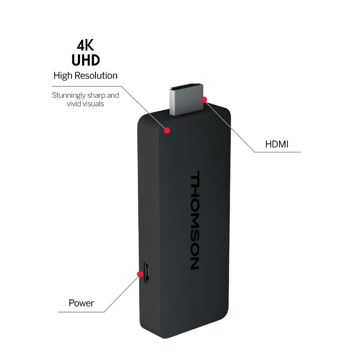 Thomson - Chromecast - Streaming Stick 145G