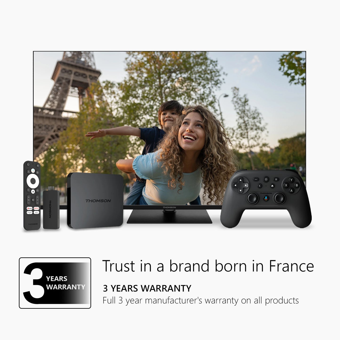 Thomson - Google TV - 8 GB - Streaming Box 240