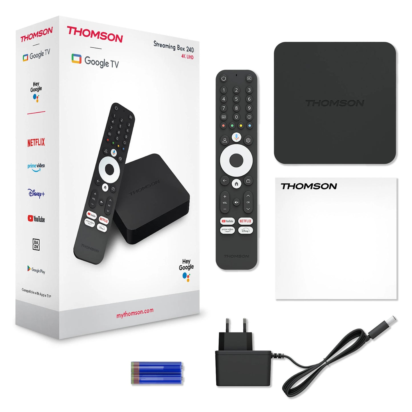 Thomson - Google TV - 8 GB - Streaming Box 240