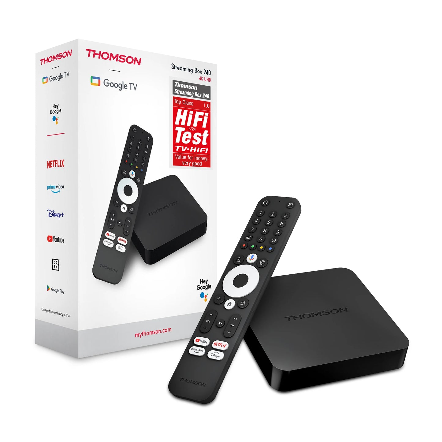 Thomson - Google TV - 8 GB - Streaming Box 240