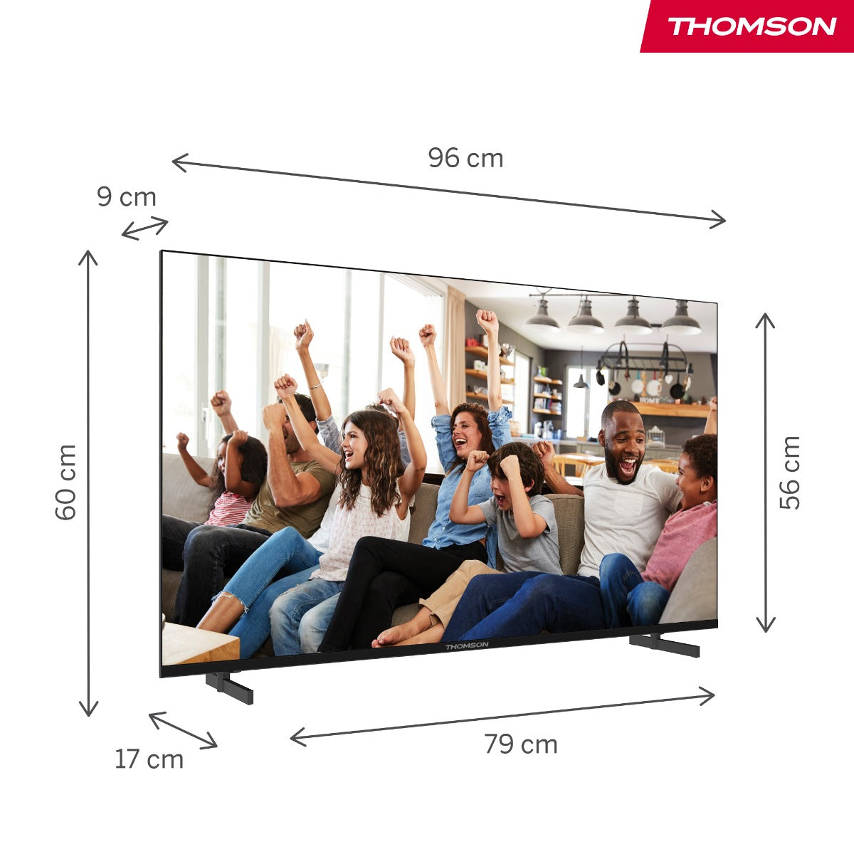 Thomson Smart Google 4K LED TV - 43UG4S14