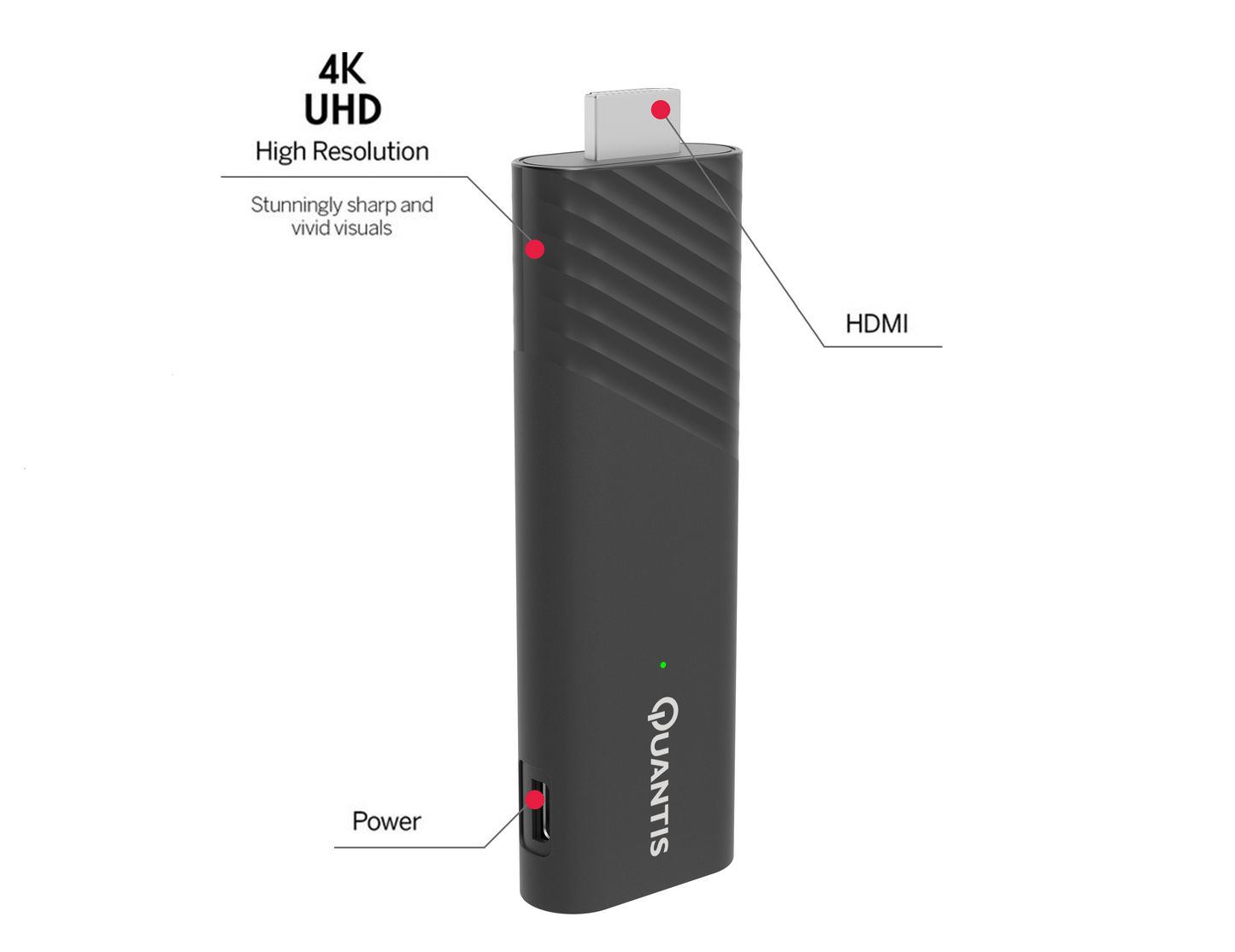 Quantis QE 600 - Chromecast - 32 GB - Tweede kans