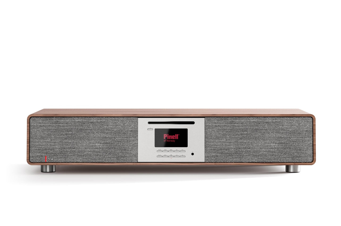 Pinell Supersound 901 - Internetradio - Spotify Connect - Bluetooth - CD Speler - Walnoot