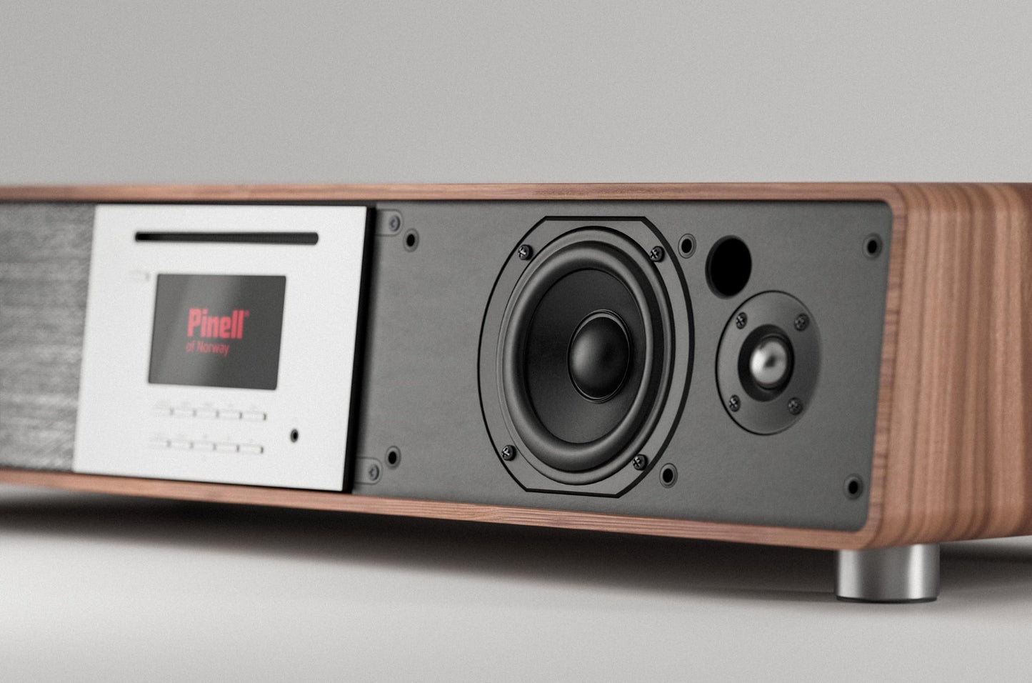 Pinell Supersound 901 - Internetradio - Spotify Connect - Bluetooth - CD Speler - Walnoot