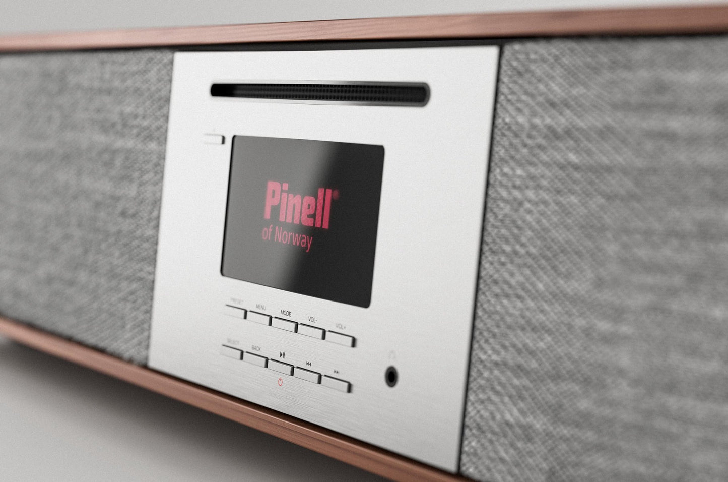 Pinell Supersound 901 - Internetradio - Spotify Connect - Bluetooth - CD Speler - Walnoot