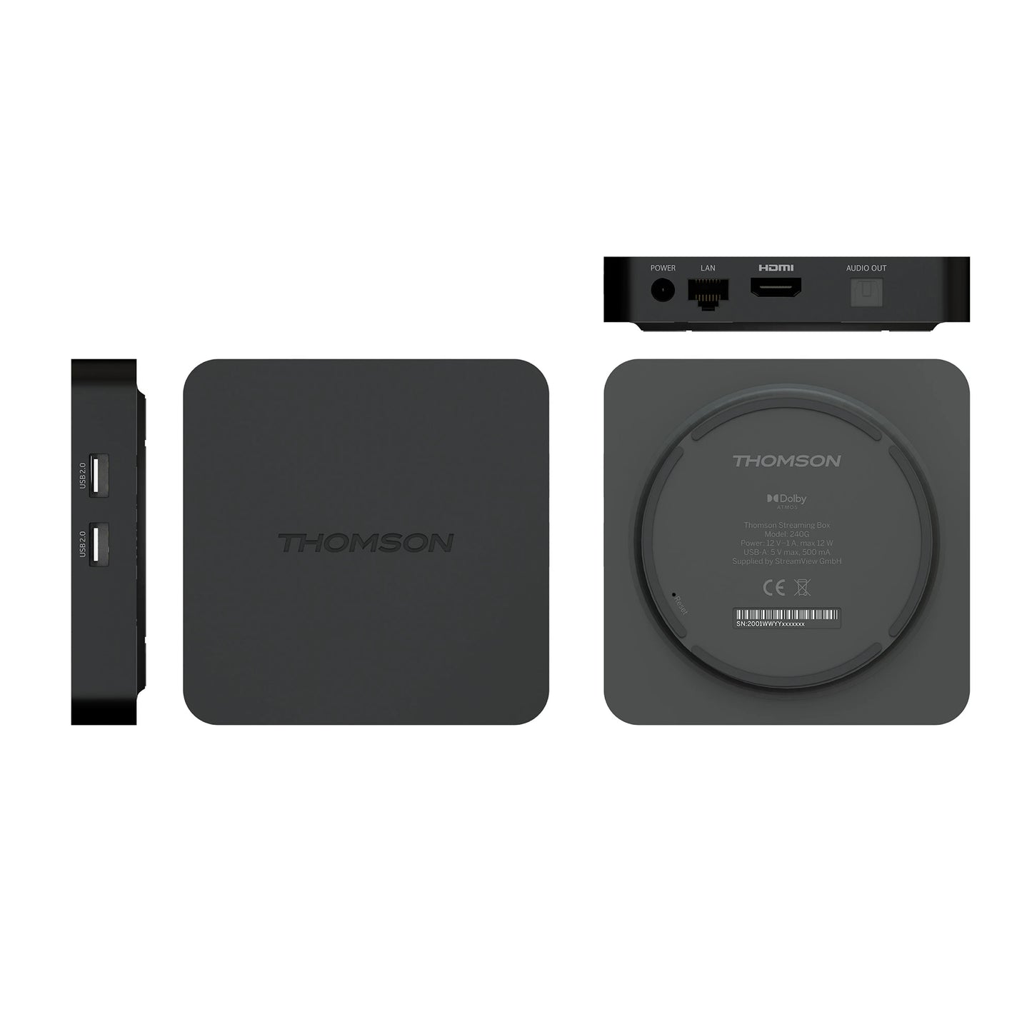 Thomson - Google TV - 8 GB - Streaming Box 240