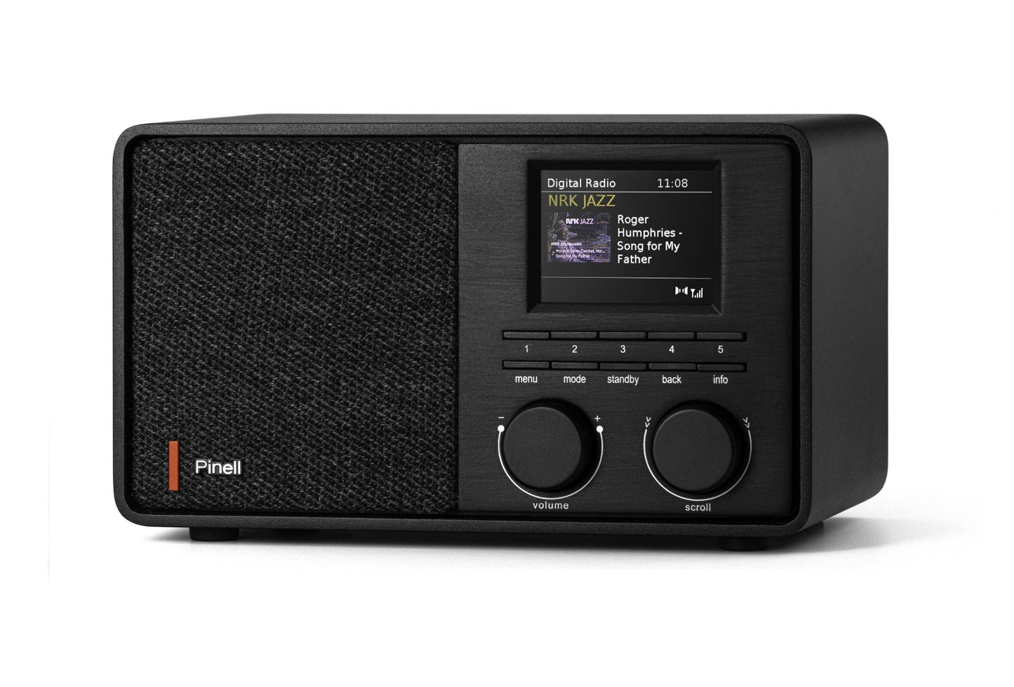 Pinell Supersound 201W - DAB+/Internet tafelradio - zwart