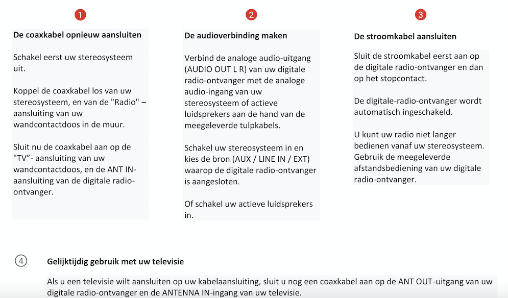 Quantis QE317 Digitale DVB-C - Radiotuner - Tweede kans