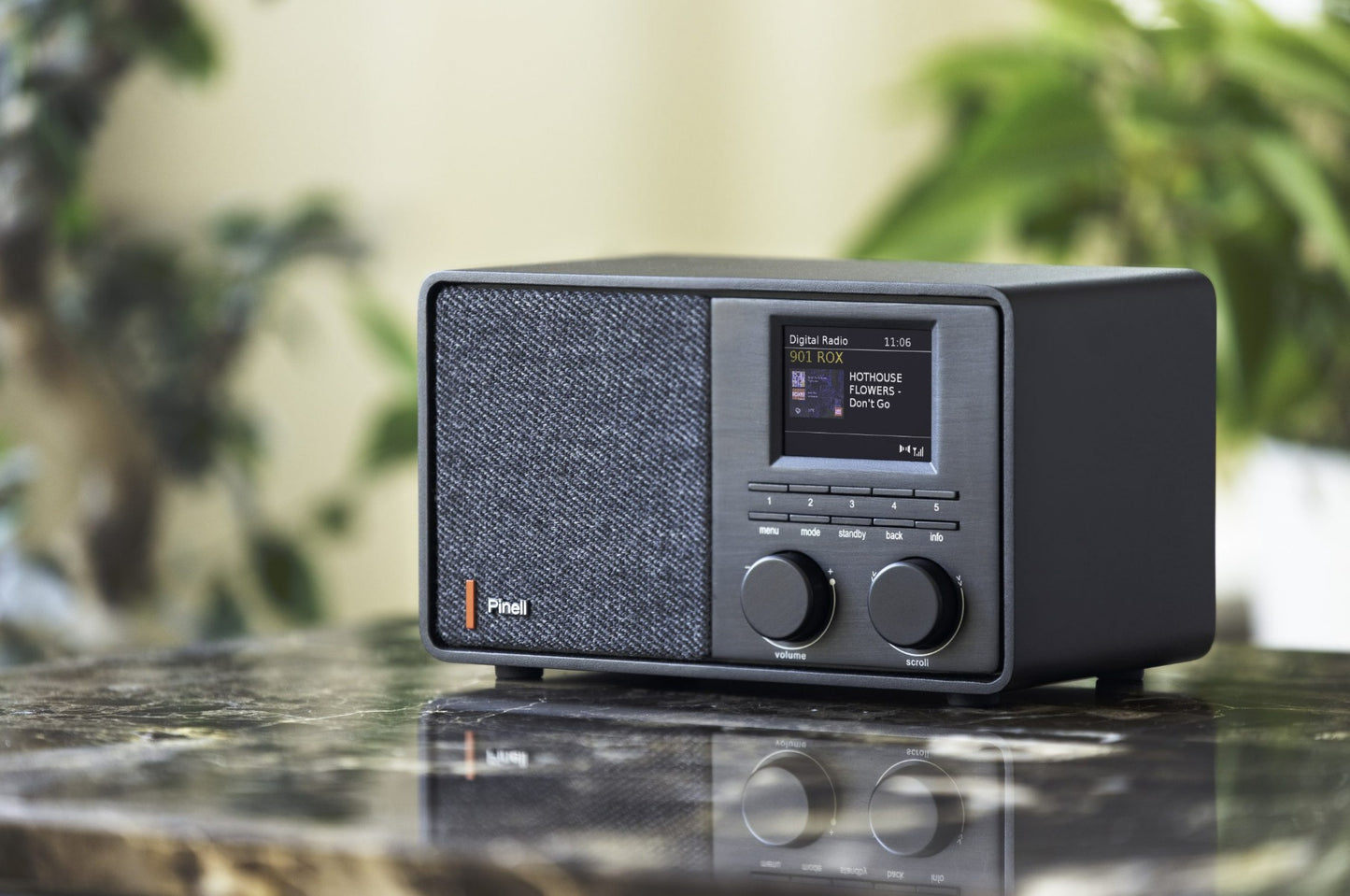 Pinell Supersound 201W - DAB+/Internet tafelradio - zwart
