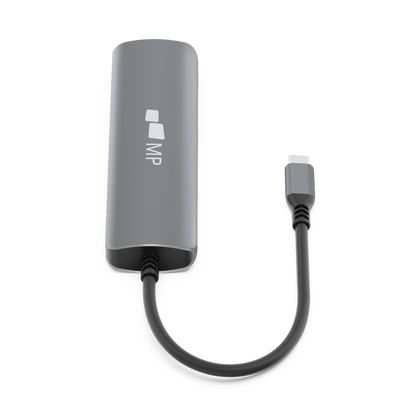 Mobile Pixels 5-in-1 USB hub - grijs