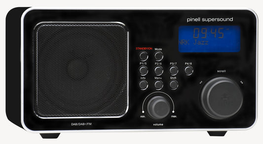 Pinell Supersound DAB+ Zwart