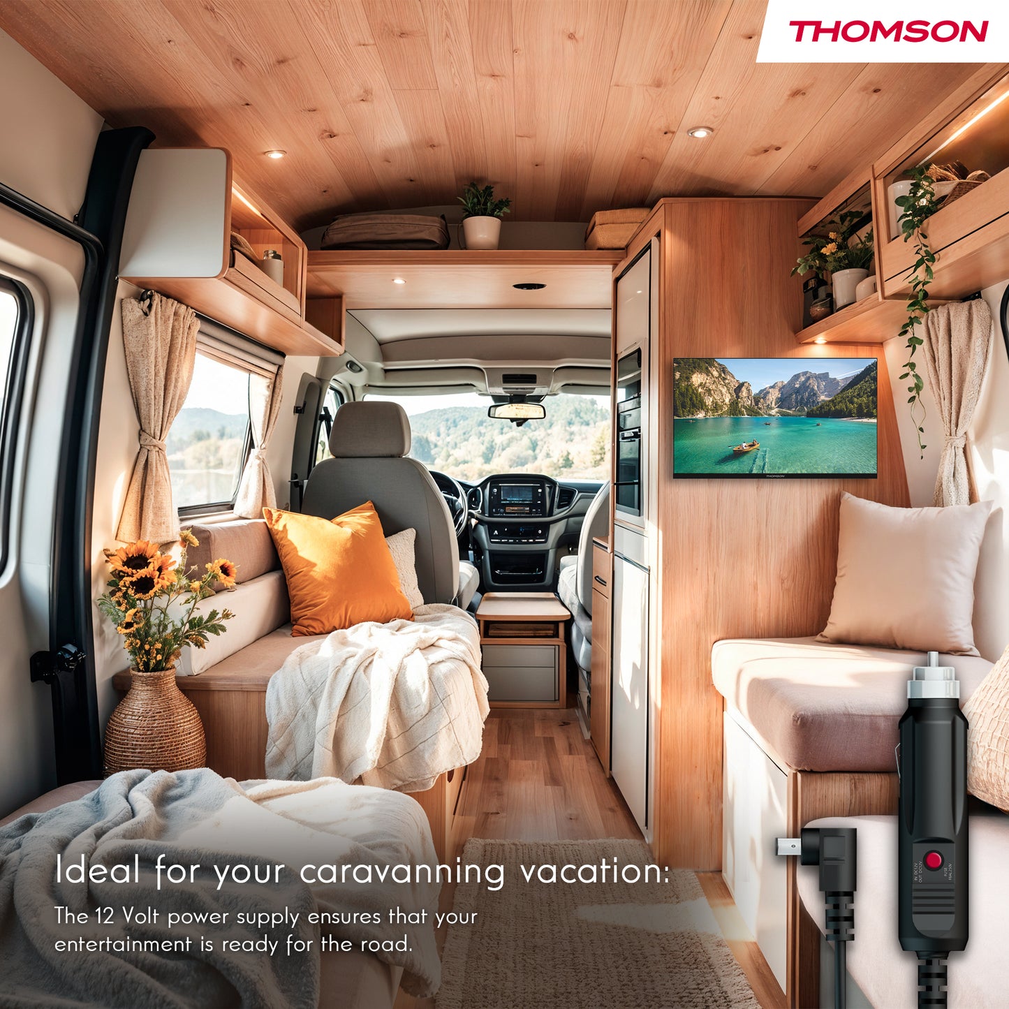 Thomson Smart HD 12 Volt LED Google TV - 24HG2S15C