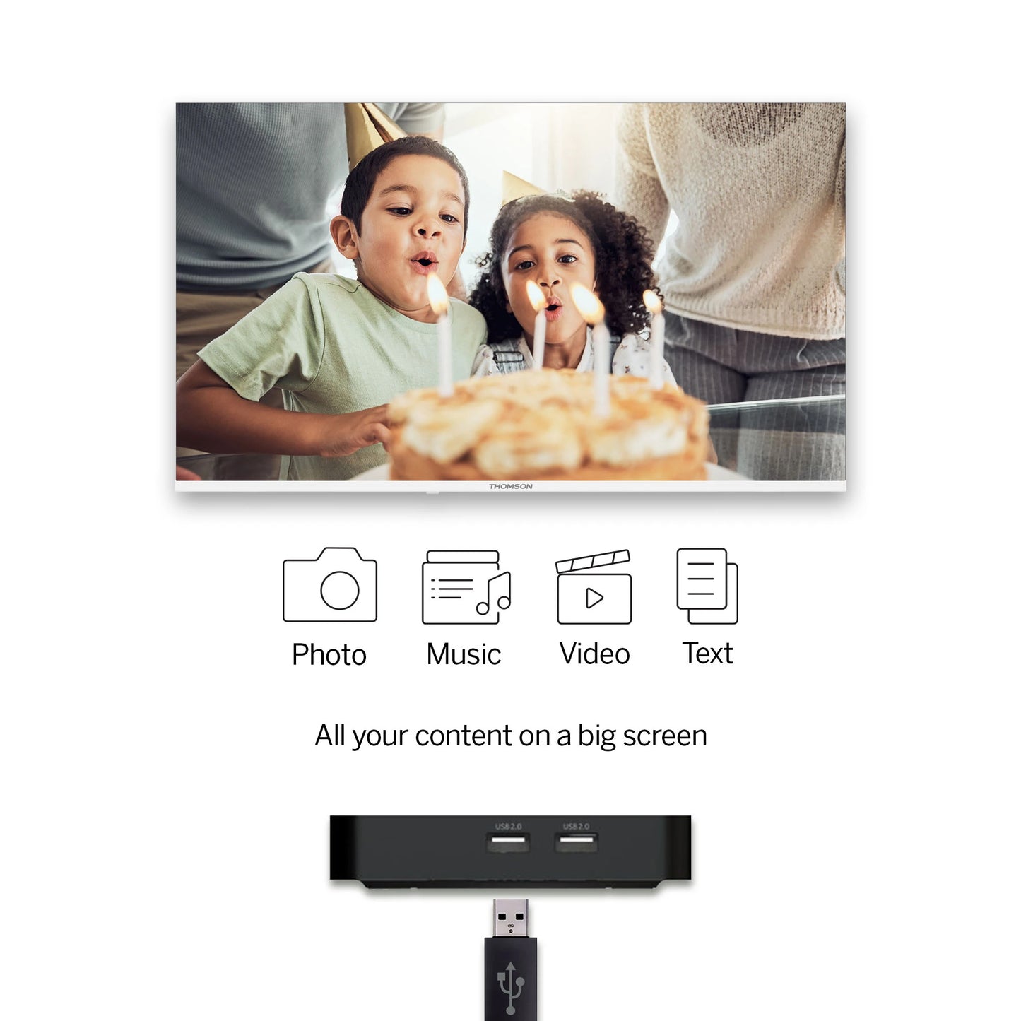 Thomson - Google TV - 8 GB - Streaming Box 240