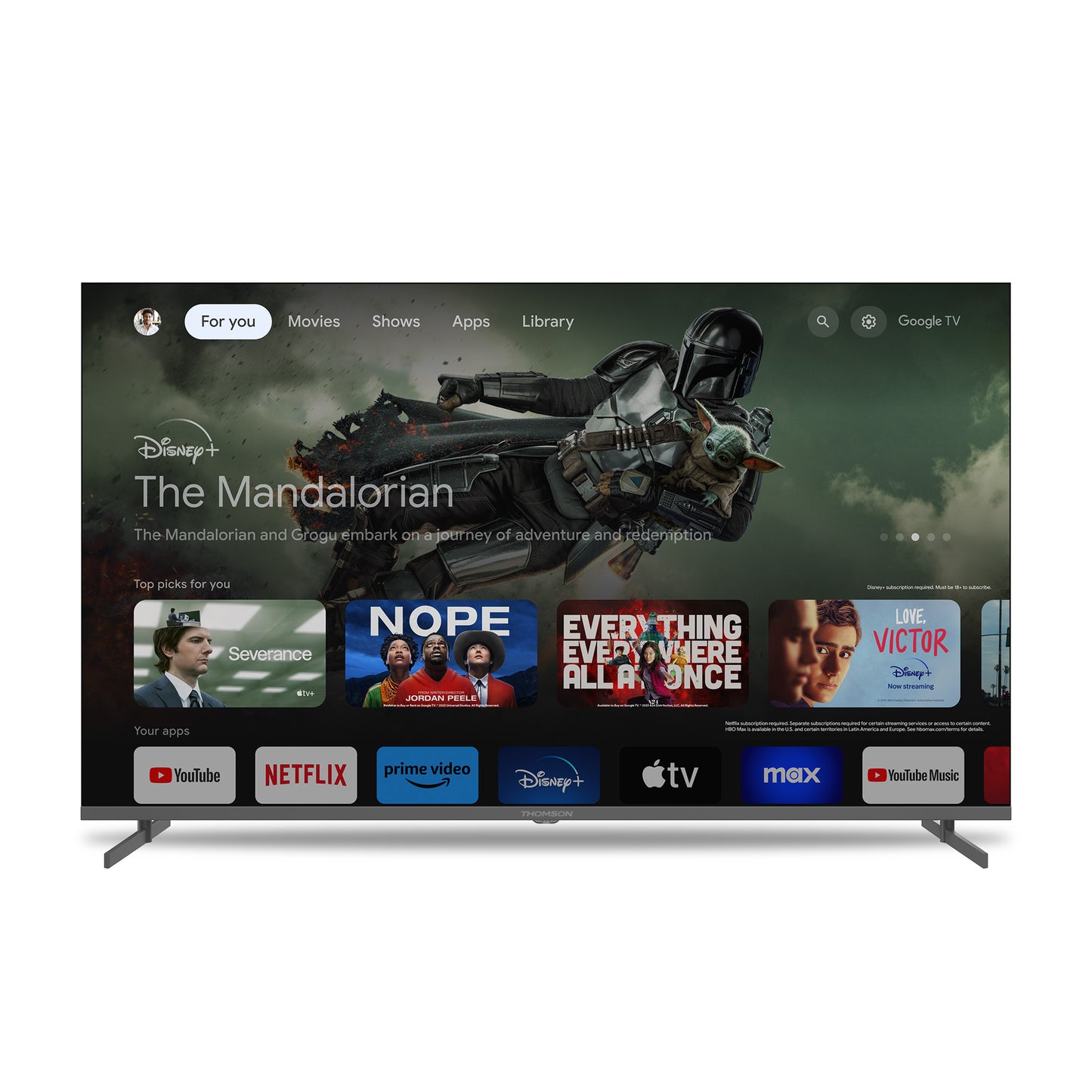Thomson 50QG4S14 - QLED - Google TV