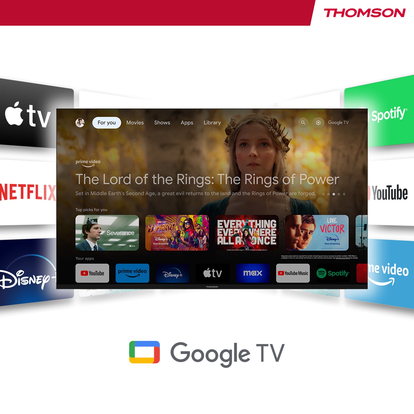 Thomson 50QG4S14 - QLED - Google TV