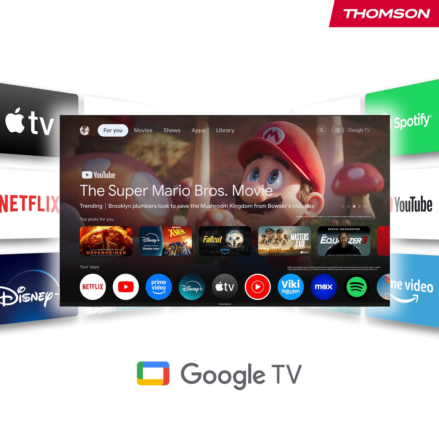 Thomson Smart HD 12 Volt LED Google TV - 24HG2S15C