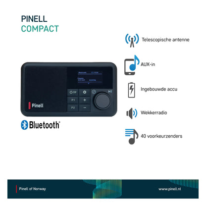 Pinell COMPACT FM/DAB+/Bluetooth radio