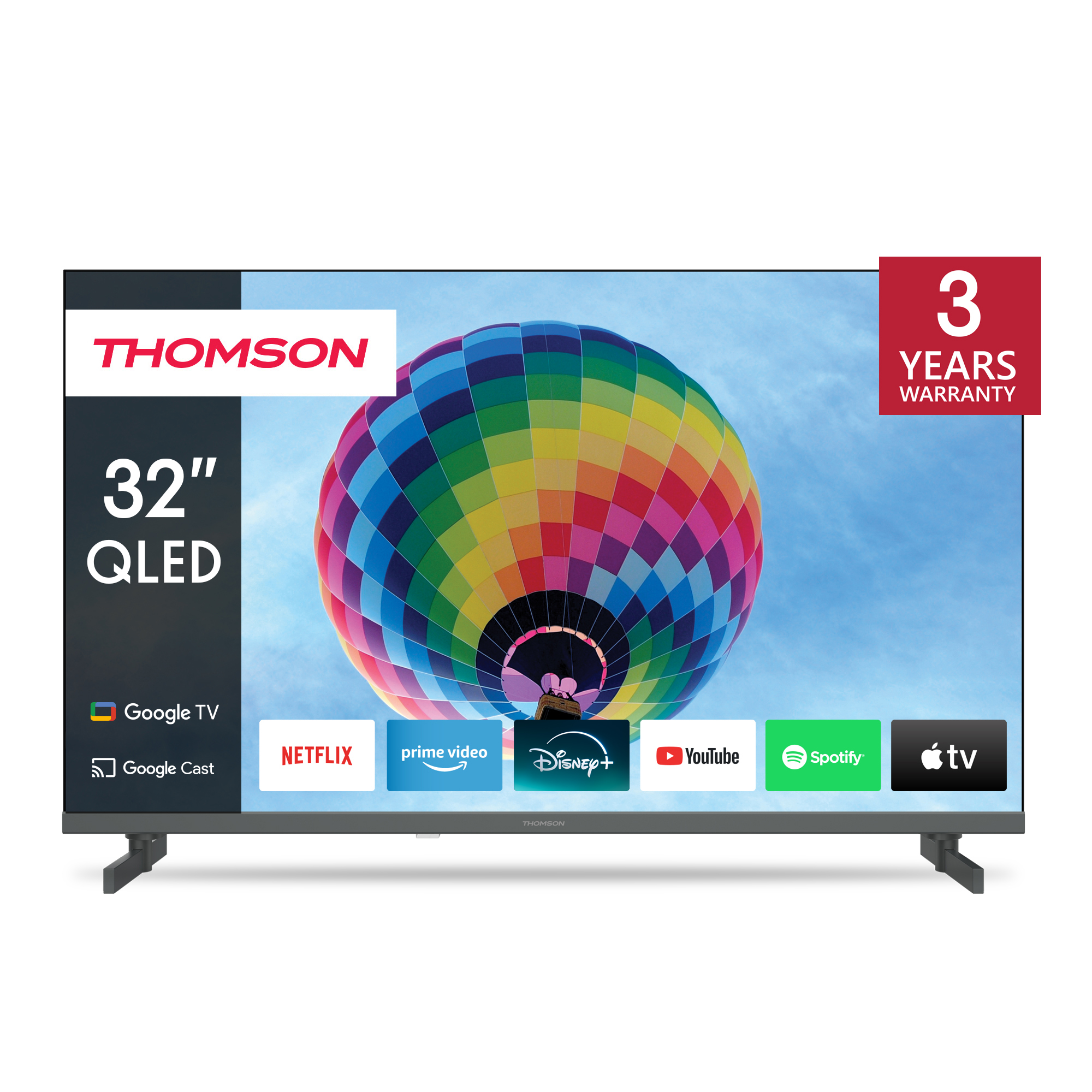 Thomson - 32QG4S14 - QLED - Smart Google TV