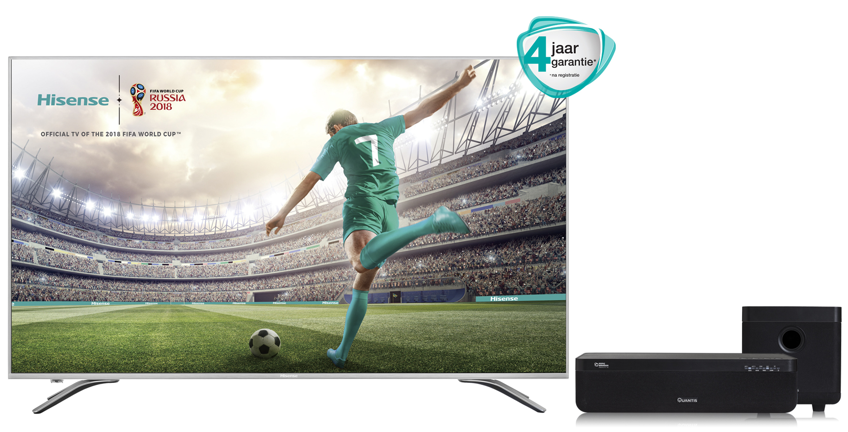 Hisense LED TV H50A6500/NL 50"-Sound Bundel